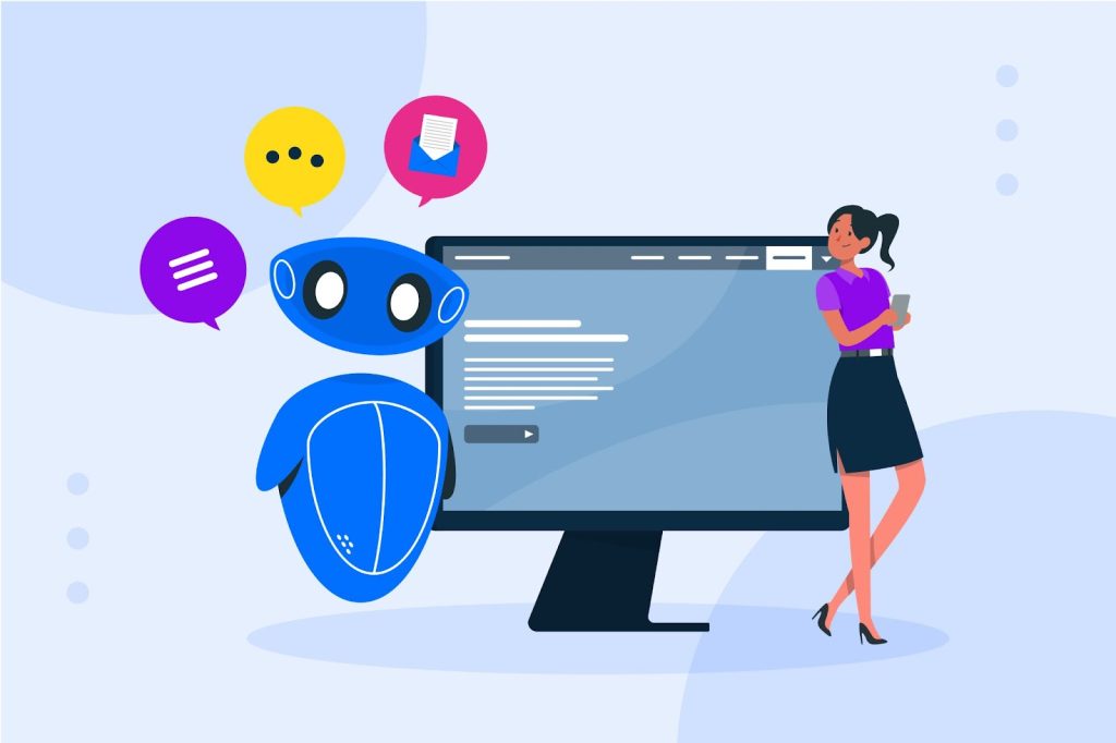 Real estate broker working with AI-assisted transaction management