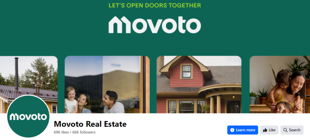 Motovo Facebook business page