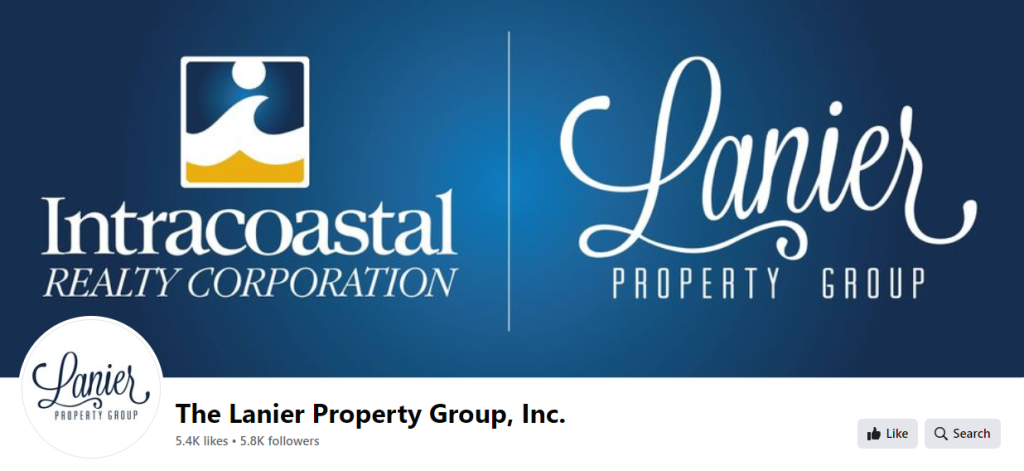 Lanier Property Group Facebook business page