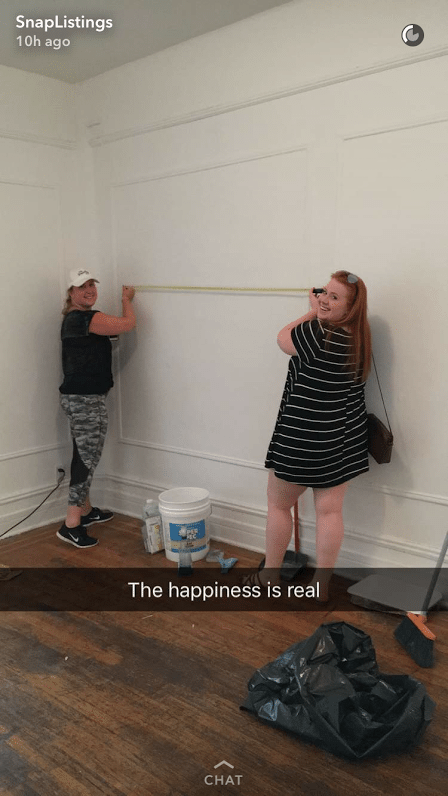 Snaplistings behind-the-scenes Snapchat content