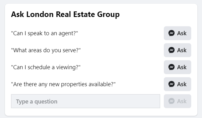 Facebook Messenger FAQs and chatbot automation
